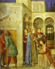 Haga click para ver la imagen ampliada lawrence receiving the treasures of the church from sixtus.jpg